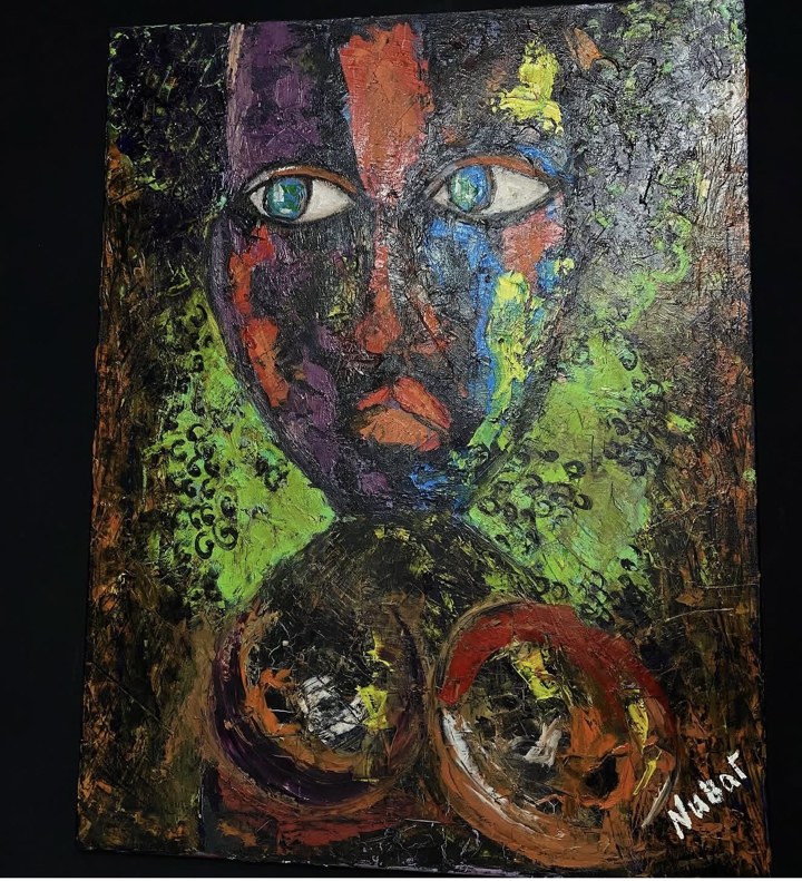 Layered portrait
