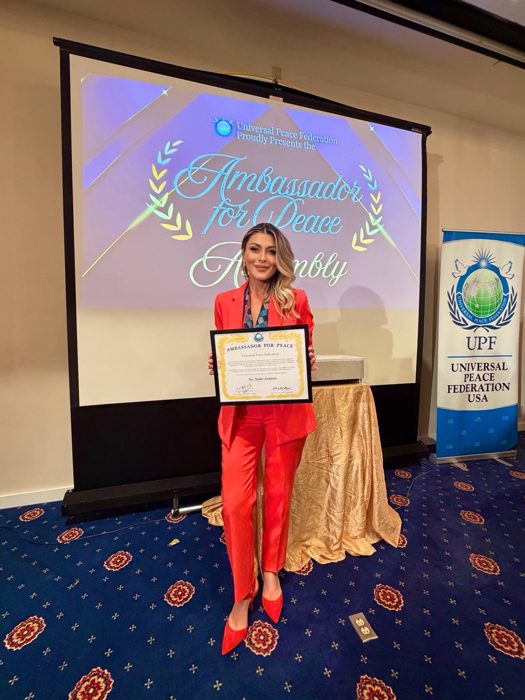 Ambassador for Peace award ceremony, 2026 — photograph 1